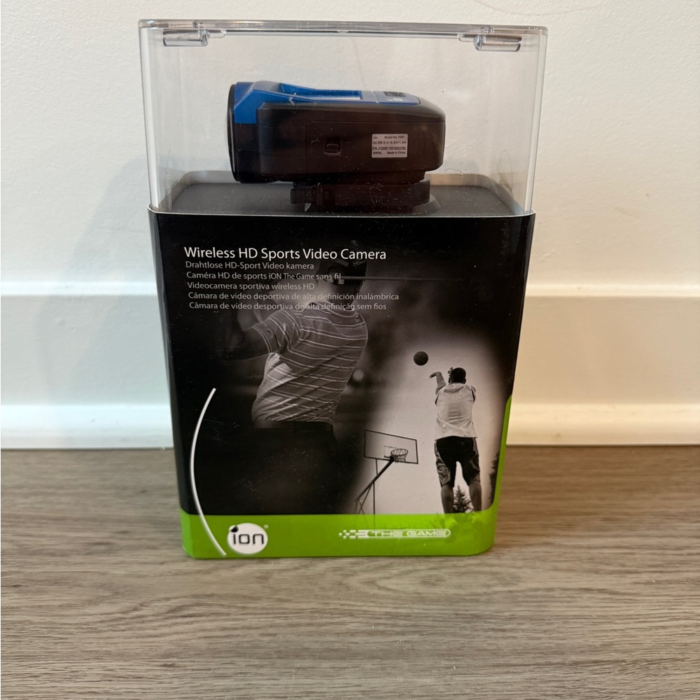 Wireless HD Sports Video Camera - Black and Blue